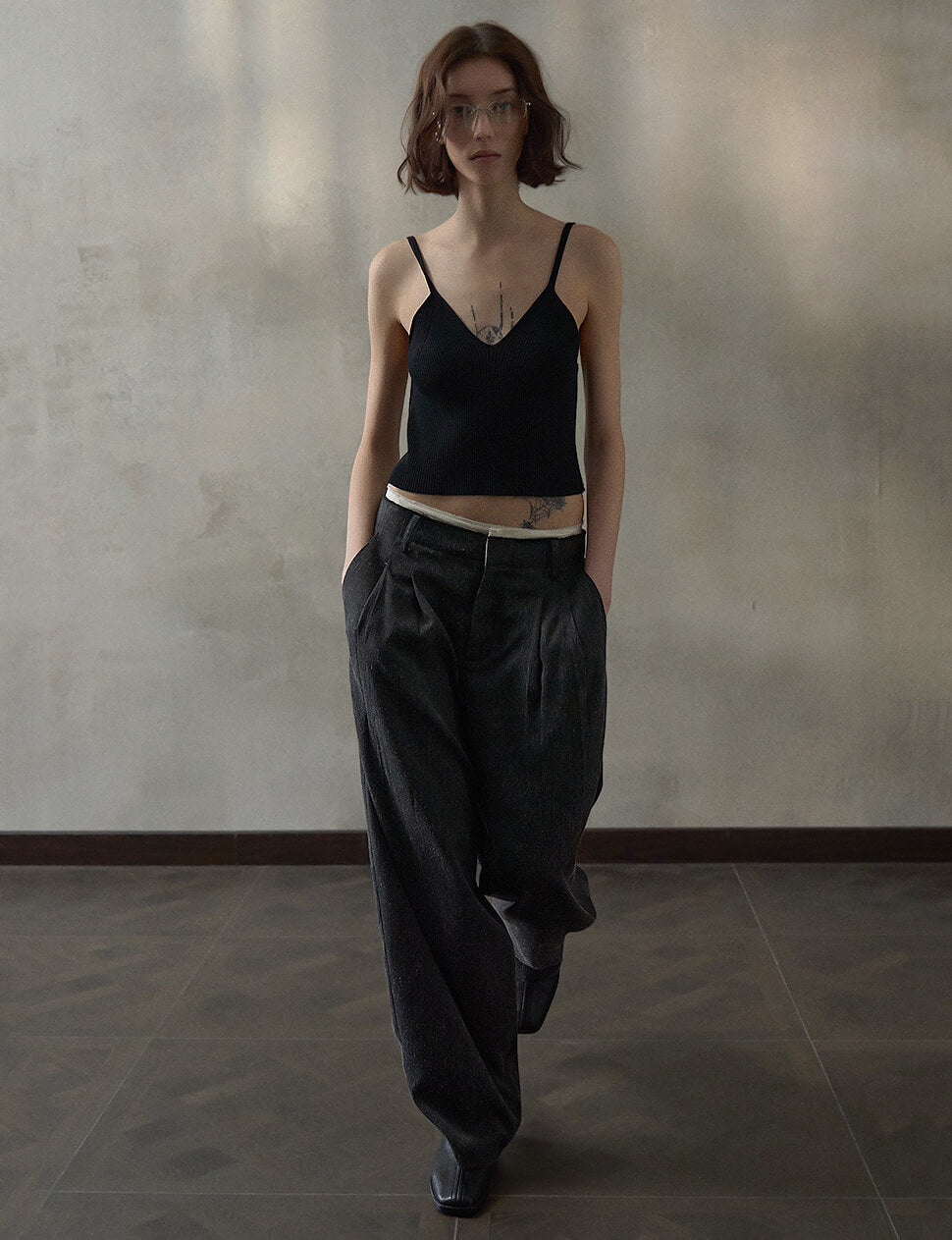 Contrast Waist Trousers