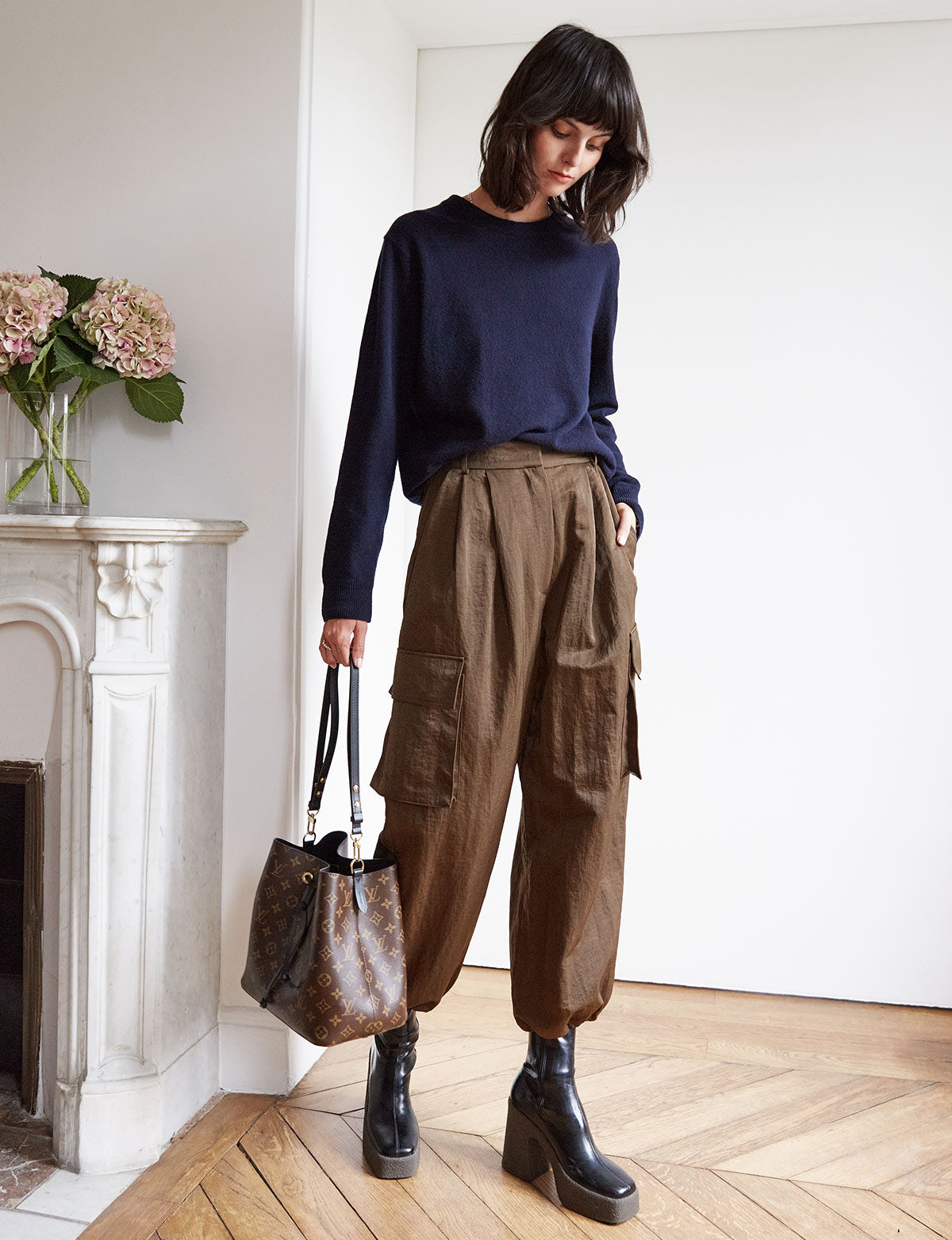 Cargo Pants with Chains Pocket  Cargo pants women, Pants for